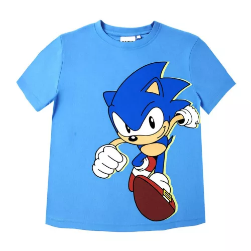 Sonic a sündisznó Run gyerek rövid póló, felső 10 év / 140 cm