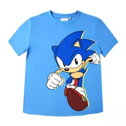  Sonic a sündisznó Run gyerek rövid póló, felső 12 év / 152 cm