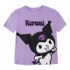 Hello Kitty Kuromi Purple gyerek rövid póló, felső 12 év / 152 cm