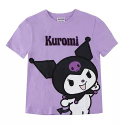   Hello Kitty Kuromi Purple gyerek rövid póló, felső 8 év / 128 cm