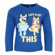 Bluey Let's Do Blue gyerek hosszú póló, felső 3 év / 98 cm