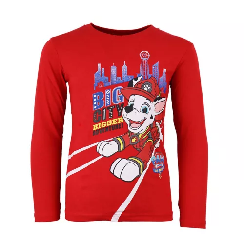Mancs Őrjárat Big City Red gyerek hosszú póló, felső 5 év / 110 cm