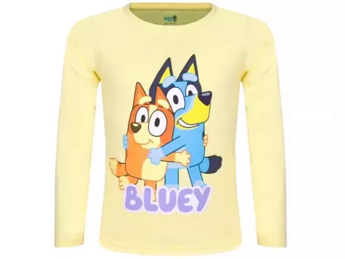 Bluey Hug Yellow gyerek hosszú póló, felső 5 év / 110 cm