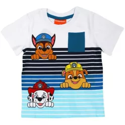   Mancs Őrjárat Stripes gyerek rövid póló, felső 8 év / 128 cm