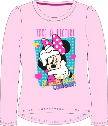 Disney Minnie Take a Picture gyerek hosszú póló, felső 7 év / 122 cm