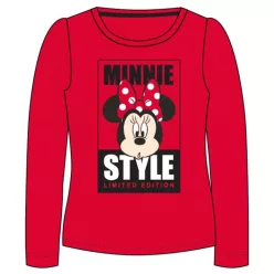   Disney Minnie Style Red gyerek hosszú póló, felső 8 év / 128 cm