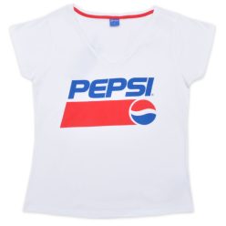 Pepsi White női rövid póló, felső S