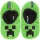 Minecraft Creeper gyerek téli papucs 35/36