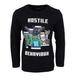  Minecraft Hostile gyerek hosszú ujjú póló, felső 6 év / 116 cm