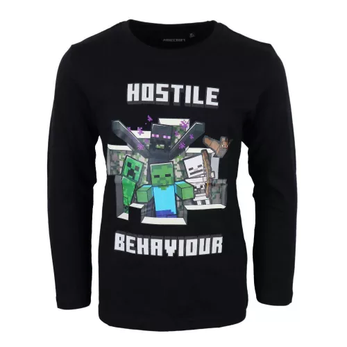 Minecraft Hostile gyerek hosszú ujjú póló, felső 6 év / 116 cm