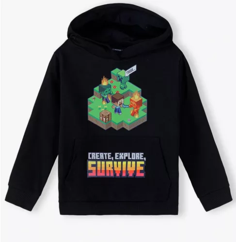 Minecraft Survive gyerek pulóver 6 év / 116 cm