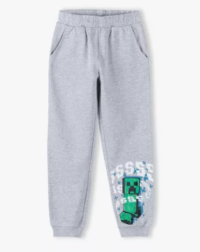 Minecraft Grey gyerek hosszú nadrág, jogging alsó 12 év / 152 cm