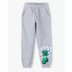   Minecraft Grey gyerek hosszú nadrág, jogging alsó 8 év / 128 cm