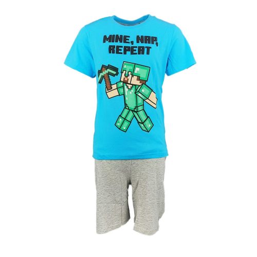 Minecraft gyerek rövid pizsama 8 év