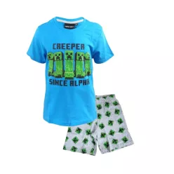 Minecraft Alpha gyerek rövid pizsama 12 év / 152 cm