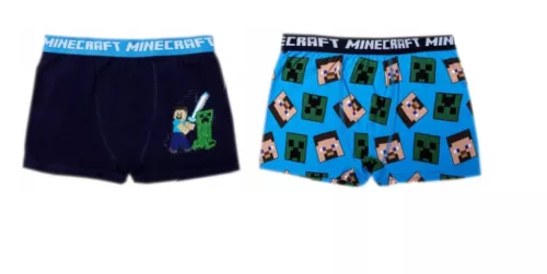 Minecraft Pixel gyerek boxeralsó 2 darab/csomag 10 év / 140 cm