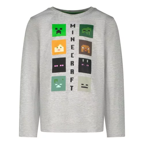 Minecraft Lineup gyerek hosszú ujjú póló, felső 12 év / 152 cm