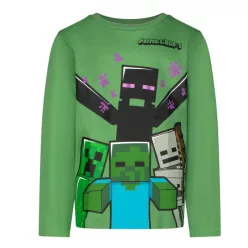   Minecraft Mobs gyerek hosszú ujjú póló, felső 9 év / 134 cm