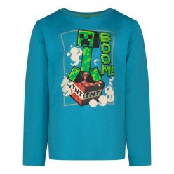   Minecraft BOOM! gyerek hosszú ujjú póló, felső 10 év / 140 cm