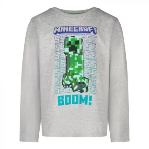 Minecraft Boom gyerek hosszú ujjú póló, felső 12 év / 152 cm