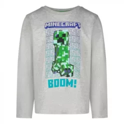   Minecraft Boom gyerek hosszú ujjú póló, felső 8 év / 128 cm