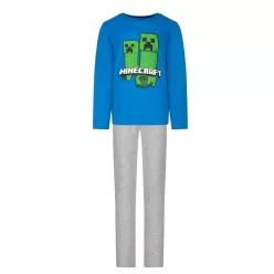 Minecraft TNT Blue gyerek hosszú pizsama 6 év / 116 cm