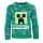 Minecraft Green gyerek kötött pulóver 8 év / 128 cm