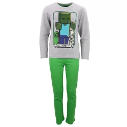 Minecraft Create gyerek hosszú pizsama 11 év / 146 cm