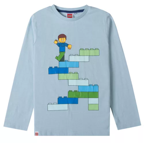 Lego Block Light Blue gyerek hosszú ujjú póló, felső 5 év / 110 cm