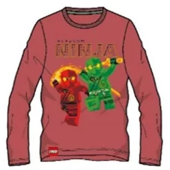   Lego Ninjago Be Ninja Red gyerek hosszú ujjú póló, felső 4 év / 104 cm
