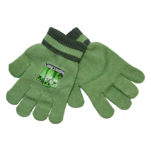 Minecraft Creeper Green gyerek kesztyű