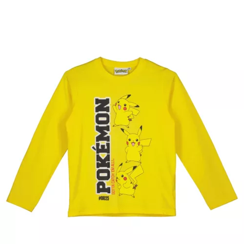 Pokémon Yellow gyerek hosszú ujjú póló, felső 12 év / 152 cm