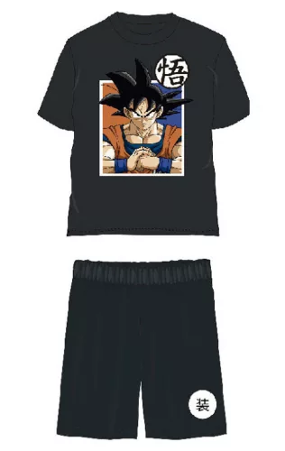 Dragon Ball Saiyan Black gyerek rövid pizsama 12 év / 152 cm