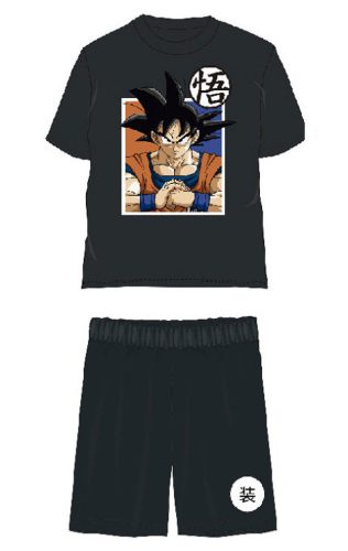 Dragon Ball Saiyan Black gyerek rövid pizsama 6 év / 116 cm