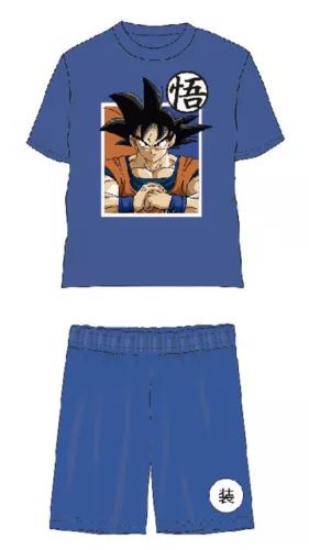 Dragon Ball Saiyan Blue gyerek rövid pizsama 10 év / 140 cm