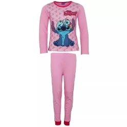   Disney Lilo és Stitch, A csillagkutya Scrump Light Pink gyerek hosszú pizsama 3 év / 98 cm