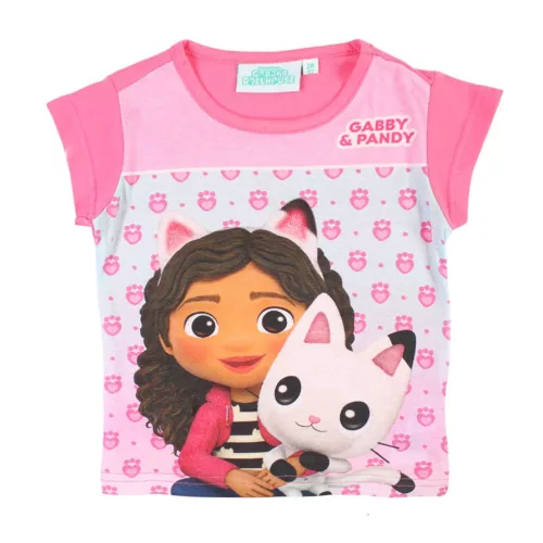 Gabi babaháza Pandy Pink gyerek rövid póló, felső 3 év / 98 cm