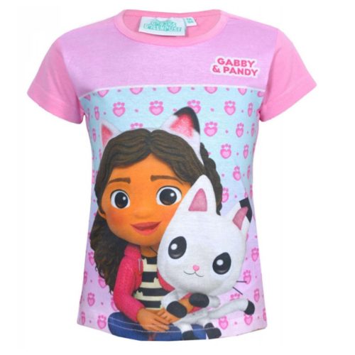 Gabi babaháza Pandy  Light Pink gyerek rövid póló, felső 2 év / 92 cm