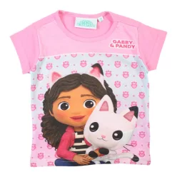   Gabi babaháza Pandy  Light Pink gyerek rövid póló, felső 6 év / 116 cm
