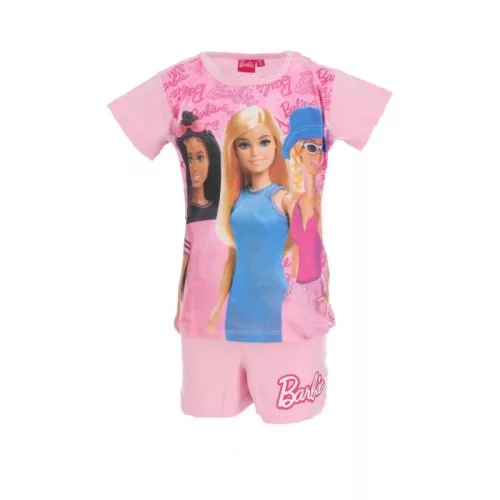 Barbie Trendy Light Pink gyerek rövid pizsama 4 év / 104 cm