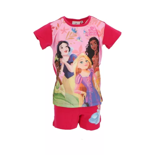 Disney Hercegnők Friendship Pink gyerek rövid pizsama 2 év / 92 cm