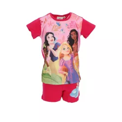   Disney Hercegnők Friendship Pink gyerek rövid pizsama 3 év / 98 cm