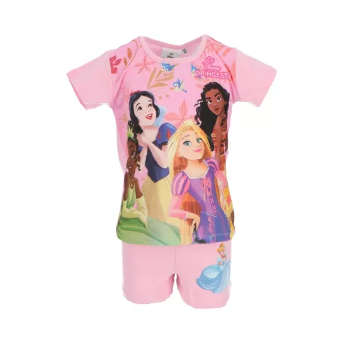 Disney Hercegnők Friendship Light Pink gyerek rövid pizsama 3 év / 98 cm
