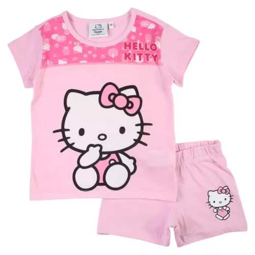 Hello Kitty Cutie Light Pink gyerek rövid pizsama 5 év / 110 cm