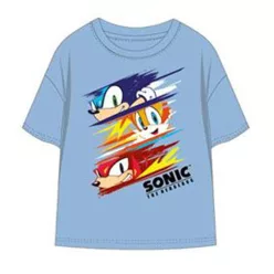   Sonic a sündisznó Speed Rush Light Blue gyerek rövid póló, felső 3  év / 98 cm