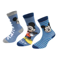 Disney Mickey Blue Stripe gyerek zokni 31/34