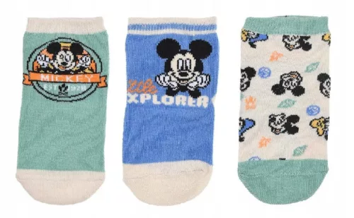 Disney Mickey Explorer Green baba zokni 0/6 hó