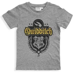   Harry Potter Quidditch Grey gyerek rövid póló, felső 10 év / 140 cm