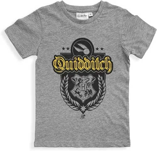 Harry Potter Quidditch Grey gyerek rövid póló, felső 12 év / 152 cm