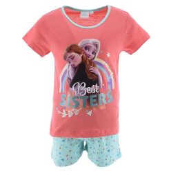   Disney Jégvarázs Best Sisters Peach gyerek rövid pizsama 6 év / 116 cm